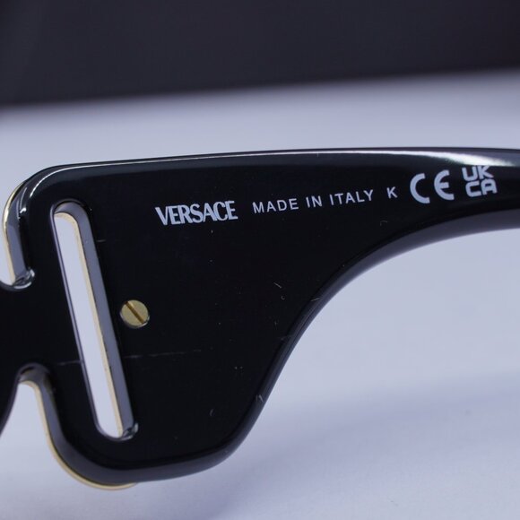 Versace VE4424U GB1/87 Geometric Sunglasses - Black/Grey - Picture 8 of 11
